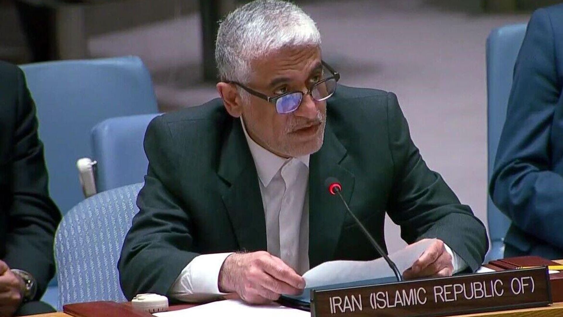 'Netanyahu has managed to DRAG the US INTO a costly war' – Iran’s envoy to the UN 'Netanyahu has managed to DRAG the US INTO a costly war' – Iran’s envoy to the UN - Sputnik Africa, 1920, 23.06.2025
