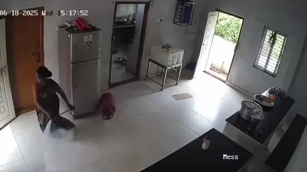▶ Vidéo choc! Deux personnes ont survécu à une explosion de gaz - Sputnik Afrique