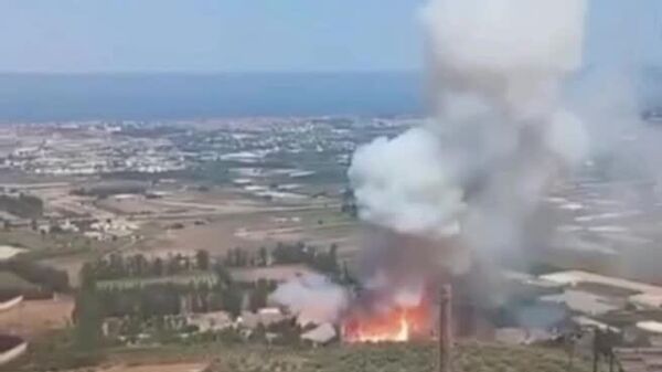 #viral | Missiles Detonate After Fire Breaks Out at Former Military Facility in Jableh, Syria - Sputnik Africa