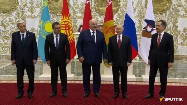 Putin, Lukashenko and other leaders of the EAEU countries take part in a meeting of the Supreme Eurasian Economic Council - Sputnik Africa