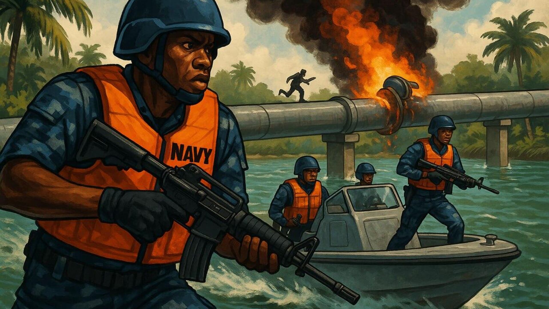 Oil Theft Down, Production Up: Nigerian Navy Declares Success Oil Theft Down, Production Up: Nigerian Navy Declares Success - Sputnik Africa, 1920, 27.06.2025