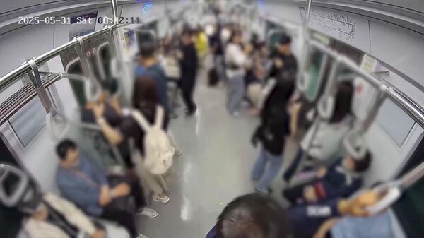#viral | Man Sets Fire to Seoul Subway Car - Sputnik Africa