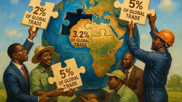 AU Seeks to Boost Africa's Share in Global Trade to 20% From Current 2%, Union's Official Says - Sputnik Africa