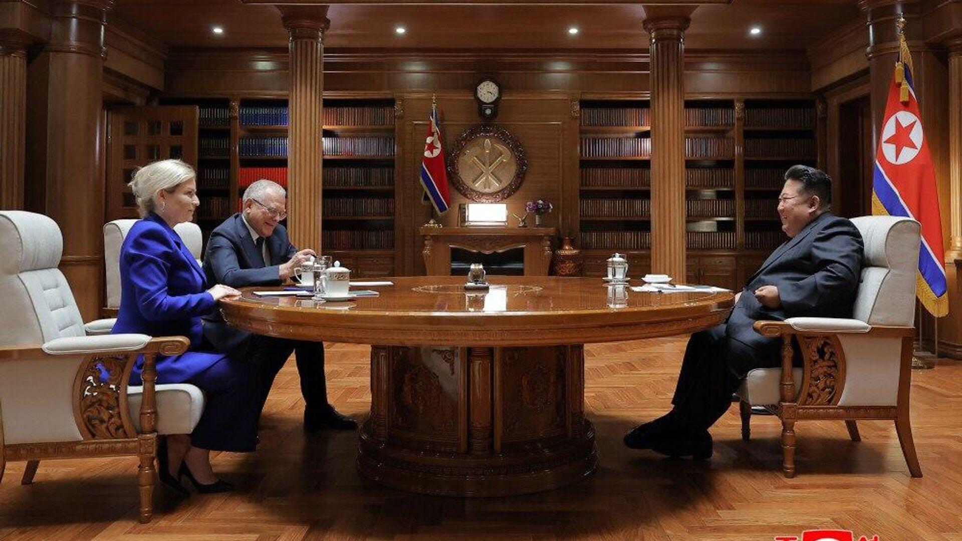 Kim Jong-un meets Russian Culture Minister in Pyongyang - reports Kim Jong-un meets Russian Culture Minister in Pyongyang - reports - Sputnik Africa, 1920, 30.06.2025