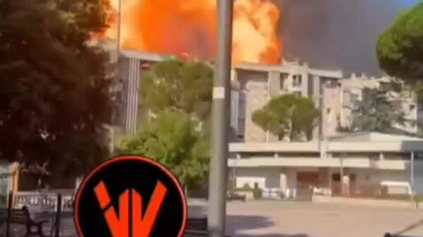 #viral | Explosion Occurs at Petrol Station in Rome, Italy - Sputnik Africa