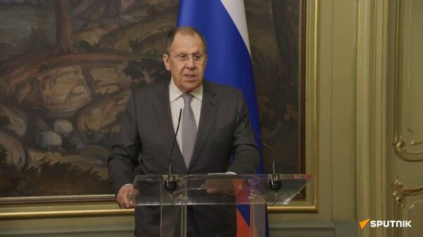 Lavrov holds a press conference with his Saudi counterpart Faisal bin Farhan Al Saud - Sputnik Africa