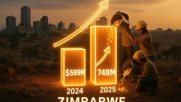 Zimbabwe's Gold Exports Rise 24% to $748 Million in Year-on-Year - Sputnik Africa