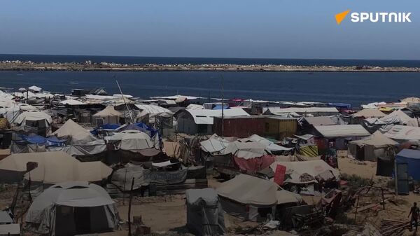 ONCE-THRIVING GAZA PORT NOW RAT-FILLED CAMP, WHERE PEOPLE ARE DYING FROM HUNGER & THIRST - Sputnik Africa