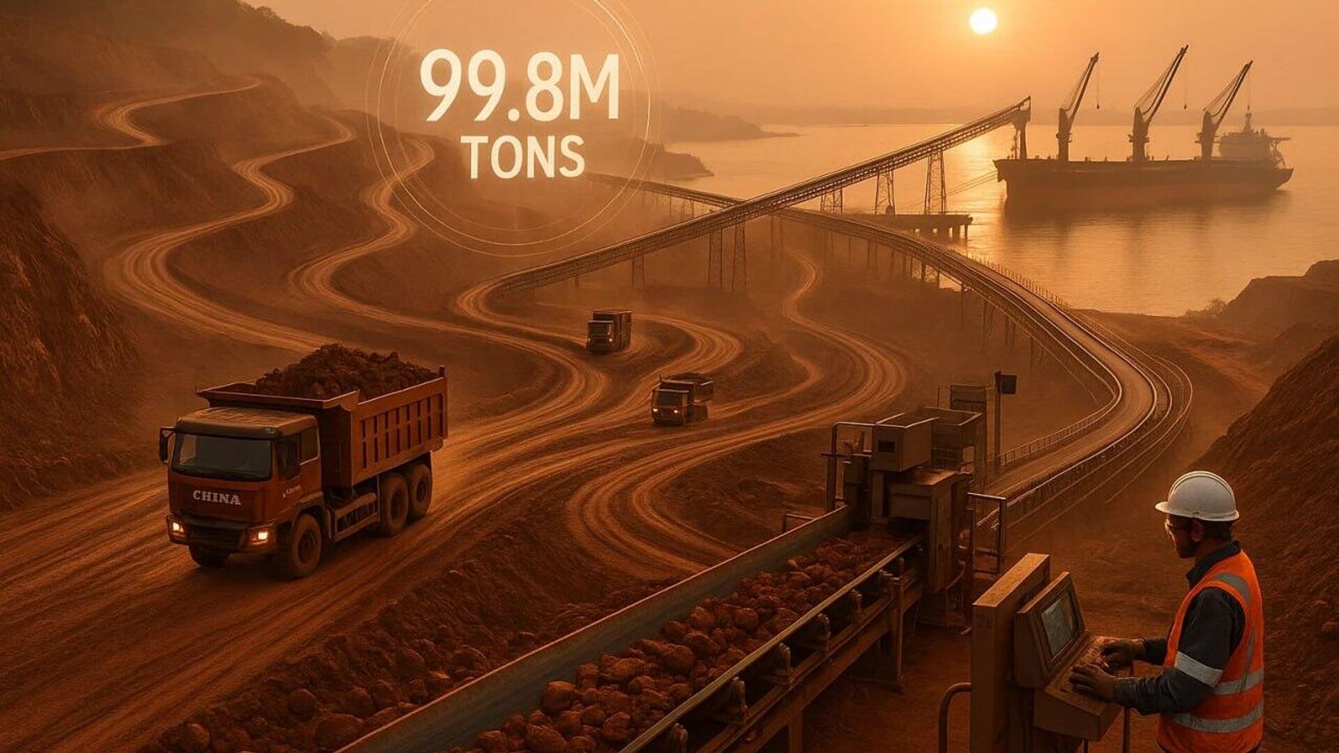 Guinea's Bauxite Exports Surge to Record Levels Amid Chinese Demand Guinea's Bauxite Exports Surge to Record Levels Amid Chinese Demand - Sputnik Africa, 1920, 05.07.2025