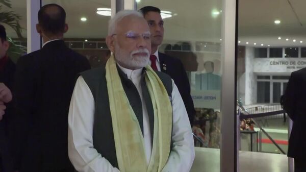 #viral | Indian Diaspora Greets PM Modi Upon His Arrival in Rio de Janeiro for BRICS Summit - Sputnik Africa