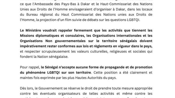Le Sénégal bannit une réunion sur les LGBTQI - Sputnik Afrique