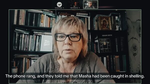 I DON'T KNOW HOW TO KEEP SILENT ABOUT THIS — a frank story of a mother who lost her daughter as a result of the barbaric Ukrainian shelling of Donetsk - Sputnik Africa