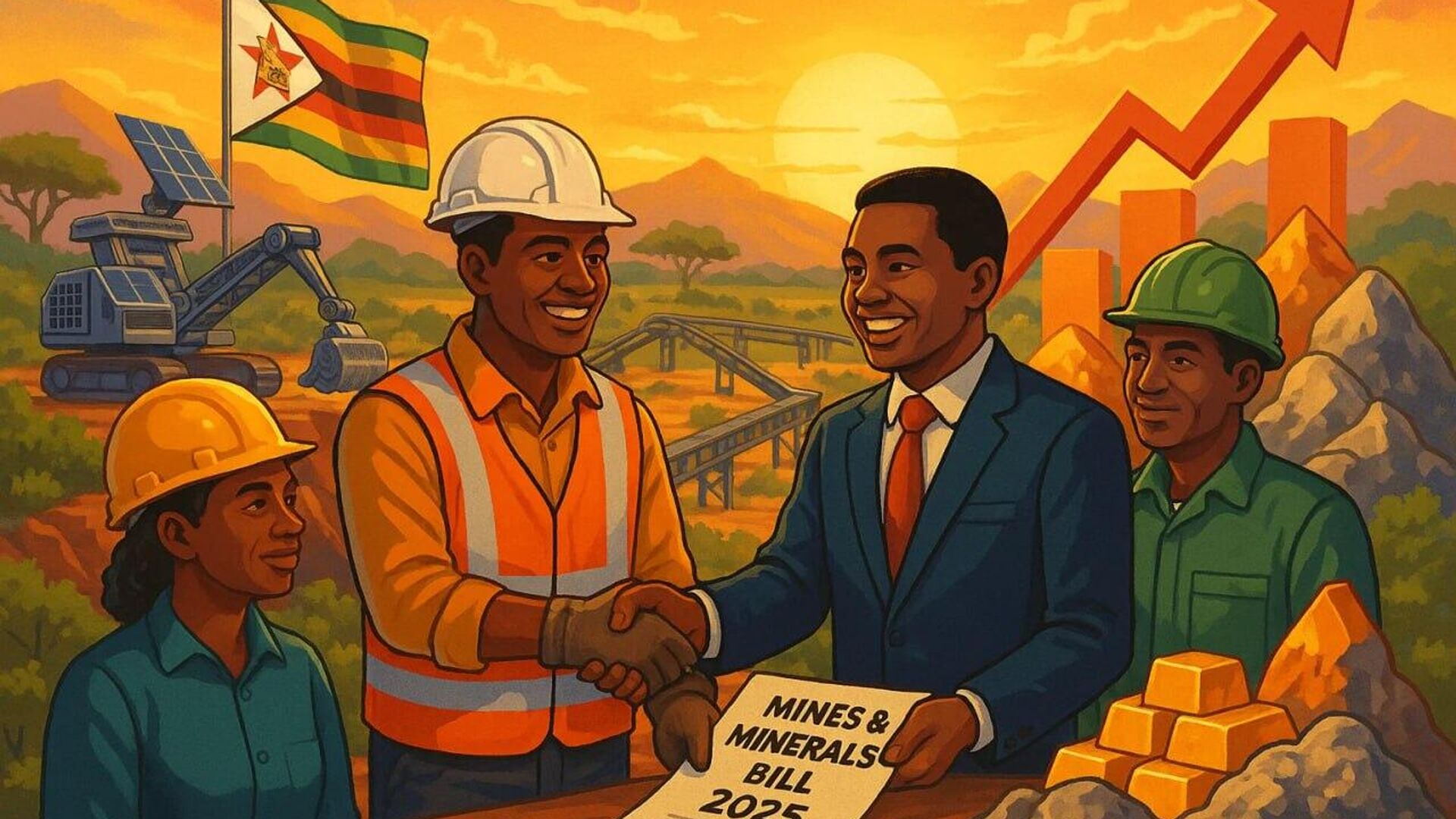 Zimbabwe Eyes Mines & Minerals Bill: First Reading After Nine-Year Delay Zimbabwe Eyes Mines & Minerals Bill: First Reading After Nine-Year Delay - Sputnik Africa, 1920, 18.07.2025