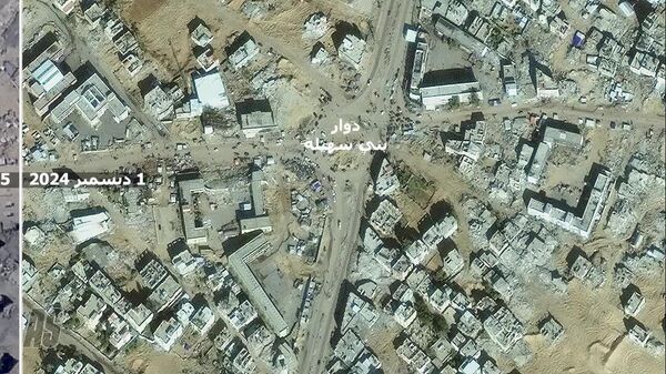 APOCALYPSE NOW: Before-and-after aerial photos of different parts of the Gaza Strip reveal the devastation caused by relentless Israeli airstrikes - Sputnik Africa
