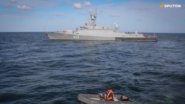 L'Iran et la Russie organisent des manœuvres en mer Caspienne - Sputnik Afrique