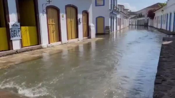 #viral | Natural Street Cleaning: Paraty's Unique Tide-Driven Phenomenon - Sputnik Africa