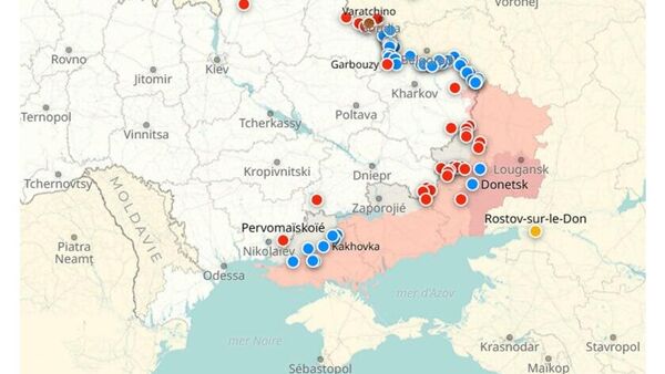 Situation dans la zone de l'opération militaire spéciale russe au 23 juillet - Sputnik Afrique