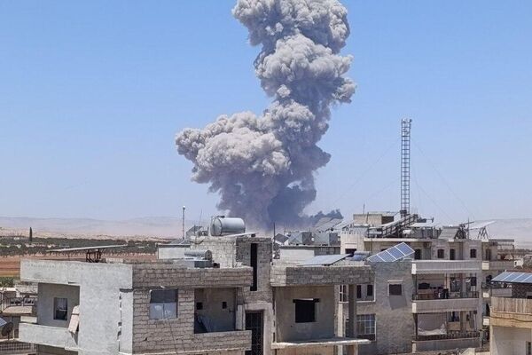 #viral | Massive Explosion Rocks Syrian Province of Idlib - Sputnik Africa