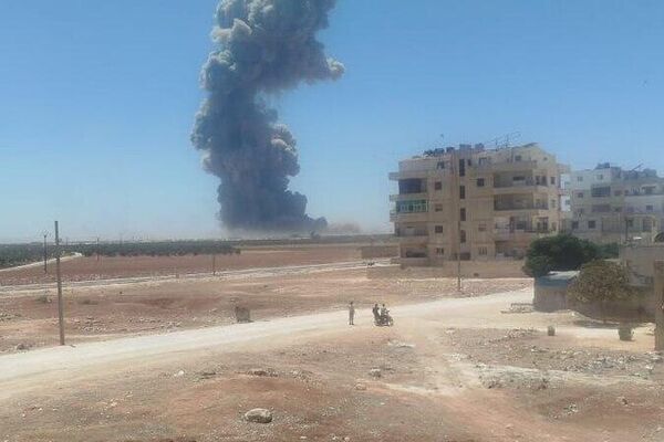 #viral | Massive Explosion Rocks Syrian Province of Idlib - Sputnik Africa