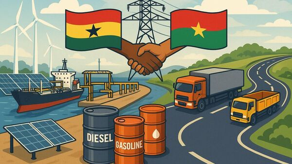 Le Ghana ambitionne de devenir un fournisseur majeur de produits pétroliers pour le Burkina Faso - Sputnik Afrique
