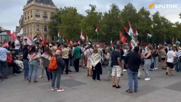 Pro-Palestinian Protest Held in Paris - Sputnik Africa