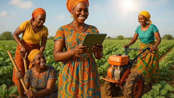 Partie de rien pour devenir quelqu’un: les femmes africaines transforment l’agriculture en tremplin économique - Sputnik Afrique