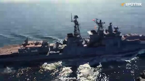 ▶ Exercices Tempête de juillet : la Marine russe démontre sa force de frappe - Sputnik Afrique