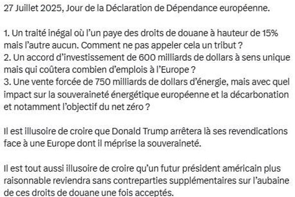 Accord UE-USA sur les droits de douane: le plus grand accord jamais signé ou  fiasco politique, économique et moral? - Sputnik Afrique
