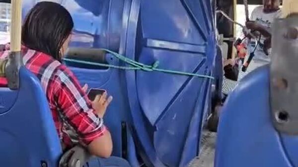 #viral | Brazilian Bus Passenger Clutters Entire Space With Enormous Water Tank - Sputnik Africa