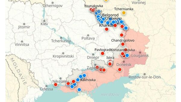 Situation dans la zone de l'opération militaire spéciale russe au 30 juillet - Sputnik Afrique