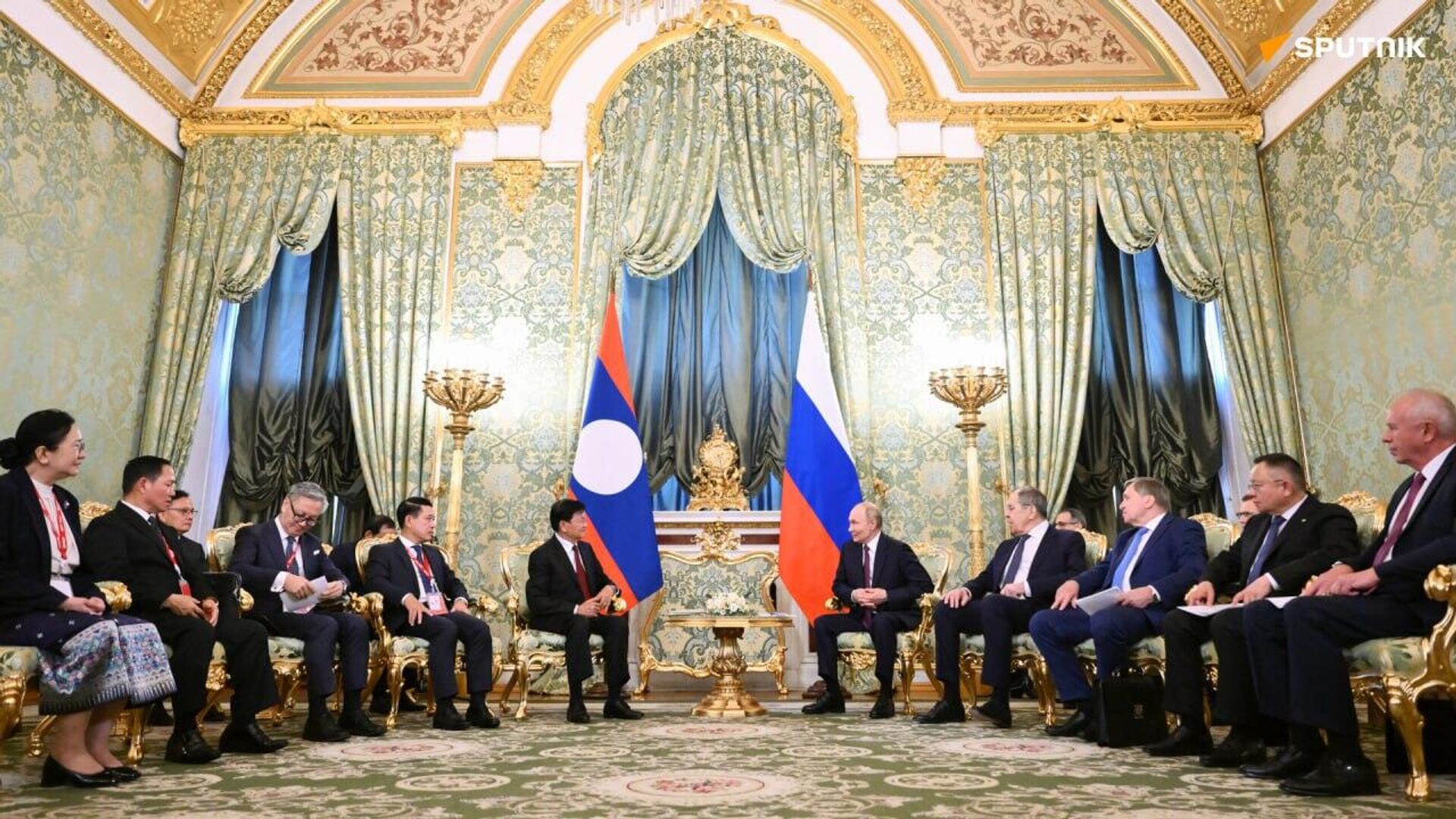 Russie-Laos: déclarations clés à l'issue des pourparlers présidentiels à Moscou Russie-Laos: déclarations clés à l'issue des pourparlers présidentiels à Moscou - Sputnik Afrique, 1920, 31.07.2025