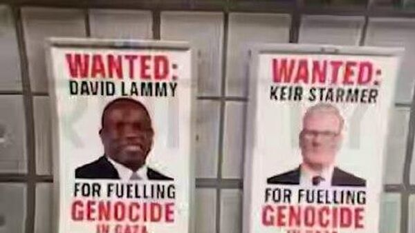 ▶ Recherchés pour génocide à Gaza: des militants ont collé des affiches accusant Starmer et Lammy dans le métro londonien - Sputnik Afrique