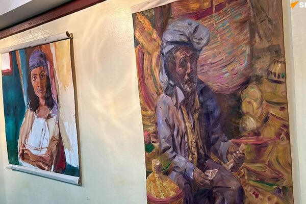 From Adwa to the Arts: Ethiopian Artist Bridges Cultures Through Canvas at St From Adwa to the Arts: Ethiopian Artist Bridges Cultures Through Canvas at St - Sputnik Africa