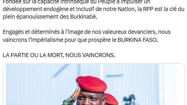 Nous vaincrons l'impérialisme pour que prospère le BURKINA FASO - Sputnik Afrique