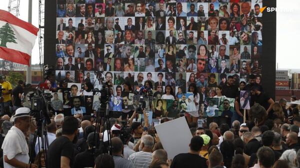 Les habitants de Beyrouth qui ont perdu leurs proches en 2020 commémorent le cinquième anniversaire de la tragédie - Sputnik Afrique