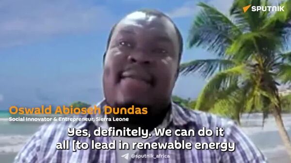 African Innovator Emphasizes Unity and Impact-Driven Business for Renewable Energy Leadership - Sputnik Africa