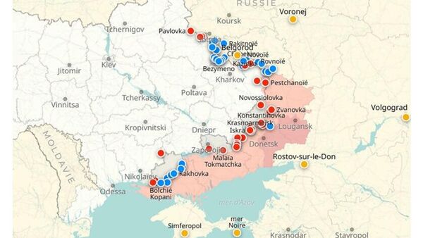 Situation dans la zone de l'opération militaire spéciale russe au 4 août - Sputnik Afrique