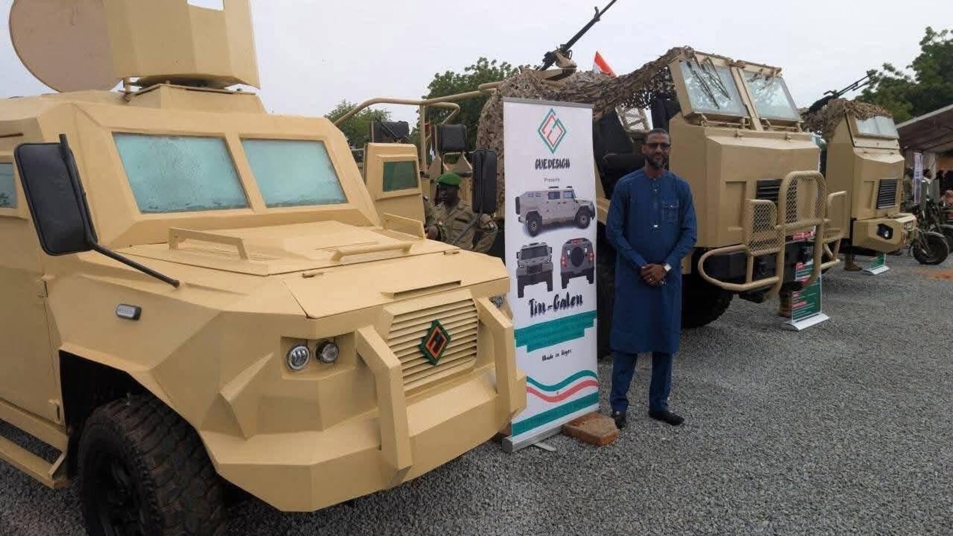 Nigerien Company Unveils Its New Armored Vehicle Designed By & For Sahel Nigerien Company Unveils Its New Armored Vehicle Designed By & For Sahel - Sputnik Africa, 1920, 04.08.2025