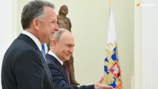 Poutine reçoit au Kremlin Steve Witkoff, envoyé spécial du Président américain, selon le service de presse du Kremlin - Sputnik Afrique