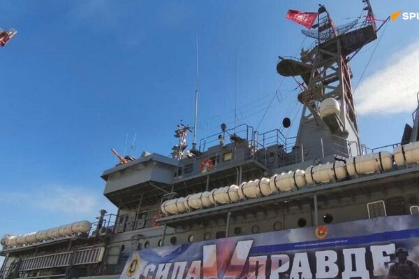 Russian Pacific Fleet Ships Arrive in Magadan as Part of 'Strength in Truth-2025' Campaign - Sputnik Africa