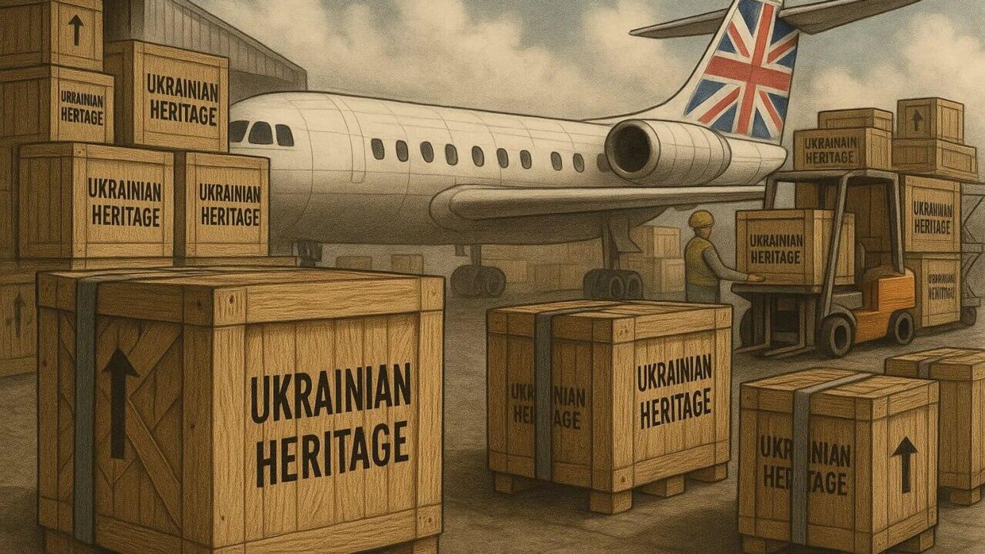 West, Especially UK, Steals Ukrainian Artifacts While Pretending to Help West, Especially UK, Steals Ukrainian Artifacts While Pretending to Help - Sputnik Africa, 1920, 06.08.2025