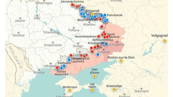 Situation dans la zone de l'opération militaire spéciale russe au 7 août - Sputnik Afrique