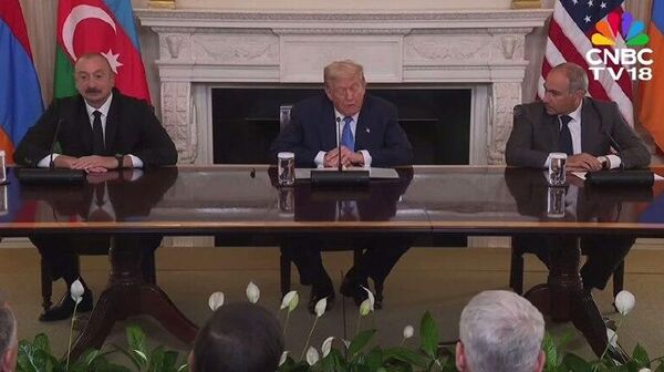 Points clés de la déclaration de Trump lors du sommet Arménie-Azerbaïdjan-États-Unis: - Sputnik Afrique