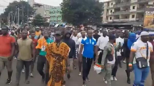 Thousands Rally in Cote d'Ivoire Against President Alassane Ouattara’s Bid for Fourth Term - Sputnik Africa