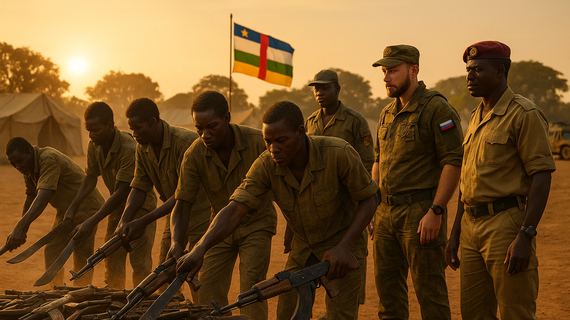 En RCA, 700 combattants désarmés en moins d’un mois à l'aide d'instructeurs russes En RCA, 700 combattants désarmés en moins d’un mois à l'aide d'instructeurs russes - Sputnik Afrique, 1920, 10.08.2025