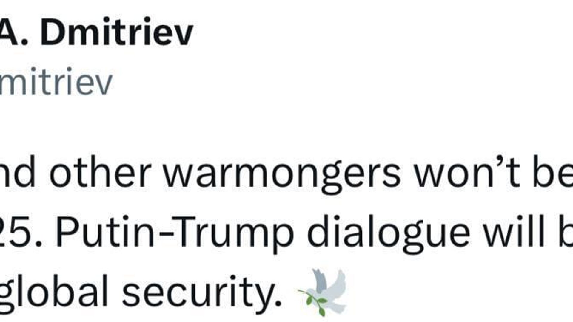 'Putin-Trump Dialogue Will Bring Hope, Peace & Global Security': Russian Presidential Envoy 'Putin-Trump Dialogue Will Bring Hope, Peace & Global Security': Russian Presidential Envoy - Sputnik Africa, 1920, 11.08.2025