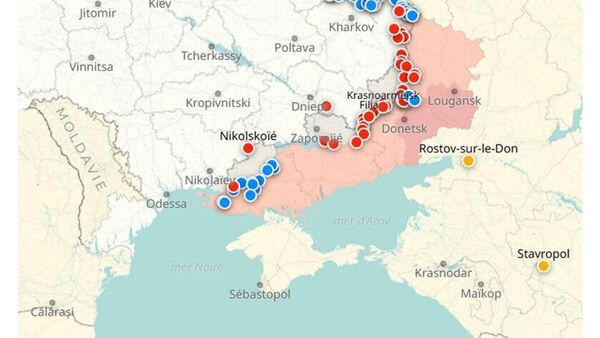 Situation dans la zone de l'opération militaire spéciale russe au 12 août - Sputnik Afrique