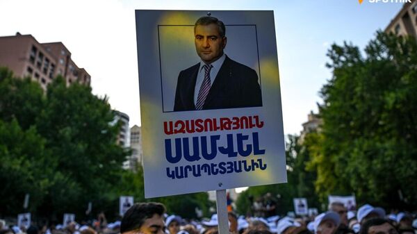 Entrepreneur Samvel Karapetyan, who is under arrest in Armenia, announced that his political movement will be called In Our Way, and will be presented soon - Sputnik Africa