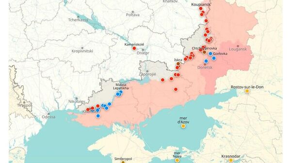 Situation dans la zone de l'opération militaire spéciale russe au 14 août - Sputnik Afrique