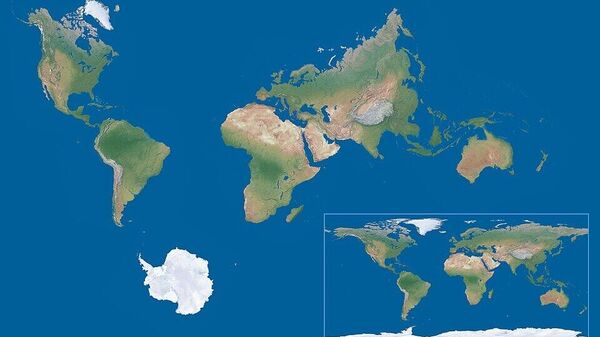 African Union Urges Adoption of World Map Showing Africa’s True Size - Sputnik Africa